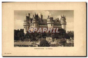 Old Postcard Pierrefonds Chateau