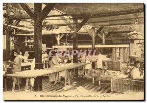 Postcard Old Laundry Laundry Ironing Swan View d & # 39ensemble the 3rd secti...