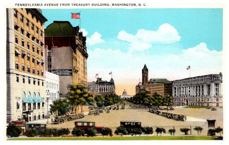 Washington D.C.  Pennsylvania Ave from Treasury Building