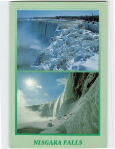 Postcard Niagara Falls in Winter