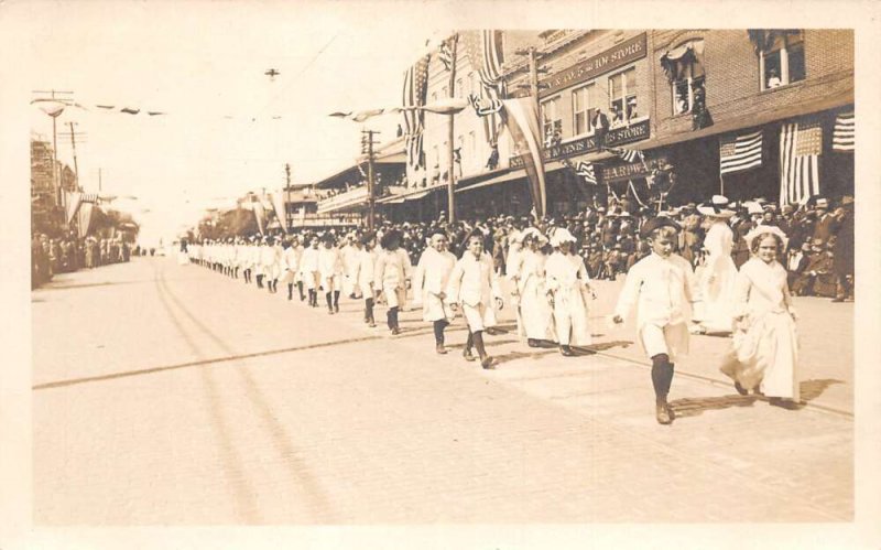 St Petersburg Florida Washington Birthday Parade Childrean Real Photo PC AA69412