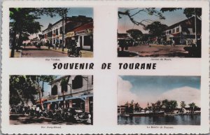 Vietnam Saigon Souvenir De Tourane Ho Chi Minh City Vintage RPPC C109