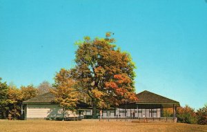 Vintage Postcard Visitor Center Saratoga National Historical Park Stillwater NY