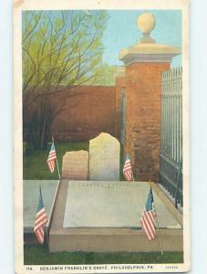 Unused W-Border MONUMENT Philadelphia Pennsylvania PA HJ8027@