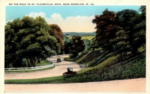 Wheeling, West Virginia - On the Road to St. Clairsville, Ohio - c1920