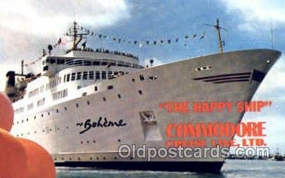 Commodore Cruise Line MS Boheme Steamer Ship Unused 