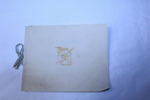 Vintage 1898 High School Commencement Program Holly, MI Embossed Logo On Cover