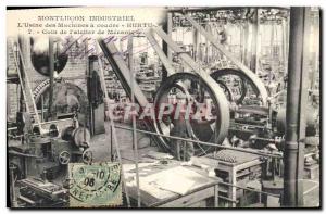 Old Postcard industrial Montlucon L & # 39usine sewing machines Hurtu s Corne...