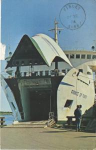 Prince Of Fundy Ferry btwn Portland Maine & Yarmouth Nova Scotia NS Postcard D23