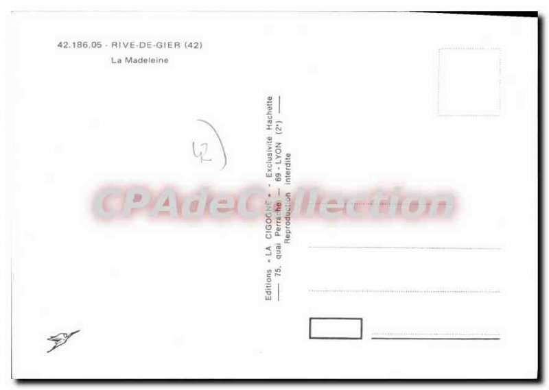 Postcard Modern Rive De Gier La Madeleine