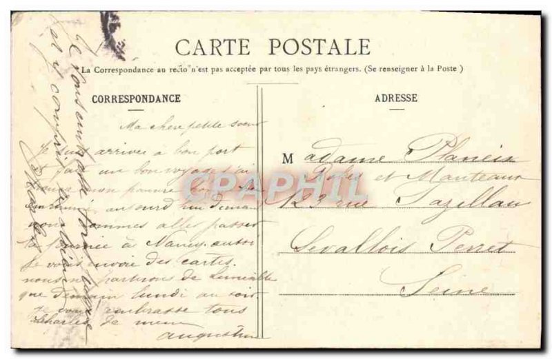 Old Postcard Nancy Hemicycle of Career Government Palace Pepiniere