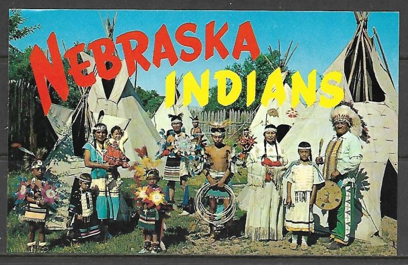 Native American Chief Whitecalf & Sioux Indians Nebraska - [MX-121]