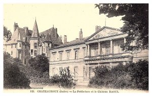 France  Chateauroux   La Prefecture et la Chateau Raoul