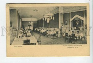 433772 GERMANY Frankfurt Hotel Monopol-Metrolole ADVERTISING Vintage postcard