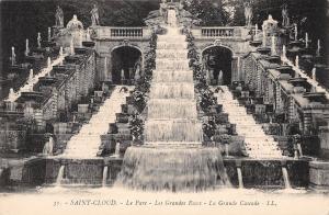 BR92898 saint cloud le parc les grandes eaux la grande cascade  france