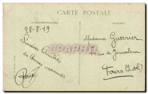 Old Postcard Saint Calais halls