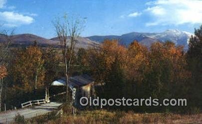 Old Covered Bridge, Lamoille Co, USA Covered Bridge Unused 