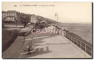 Old Postcard Villers sur Mer and La Digue Beach