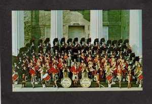 IA Iowa State University Scottish Highlanders Band Iowa City Postcard