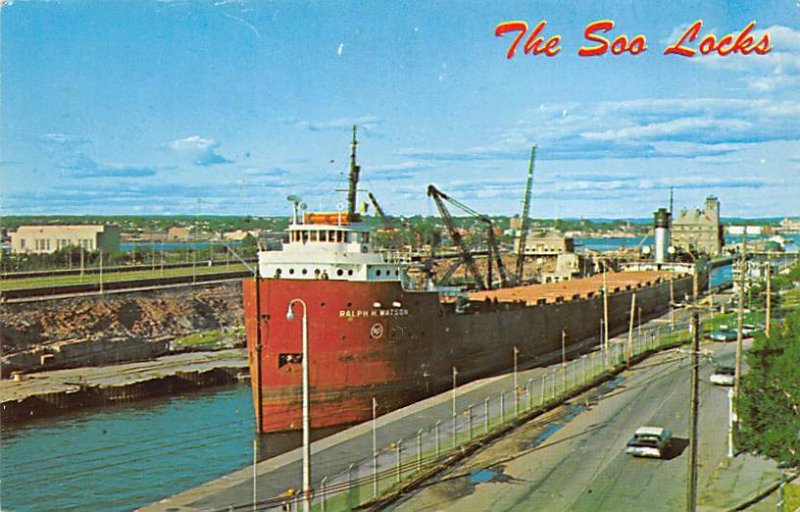 The Soo Locks Water Transportation  - Sault Ste. Marie, Michigan MI  