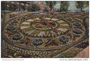 Scotland Edinburgh Floral Clock West Princes Street Gardens