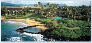 WAILUA, KAUAI Hawaii HI ~ Condominiums OUTRIGGER at LAE NANI 4x9 Postcard