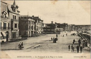 CPA MERS-les-BAINS Promenade de la Plage (807583)