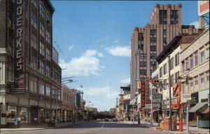 Elizabeth New Jersey NJ Downstown Street Scene Vintage Postcard