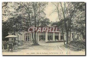 Old Postcard Paris Bois de Boulogne the pre catelan