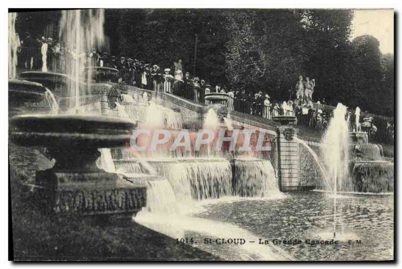 Postcard Old St Cloud La Grande Cascade