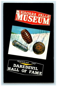 1965 Niagara Falls Museum, The Daredevil Hall Of Fame Ontario Canada Postcard