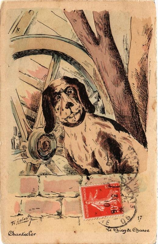 CPA AK Illustration on Postcard DOGS (727832)