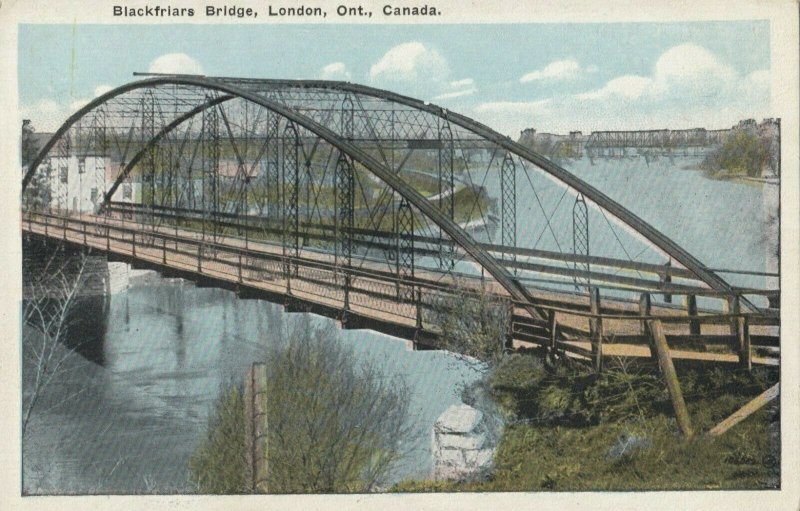 LONDON , Ontario , Canada , 1910-30s ; Blackfrairs Bridge