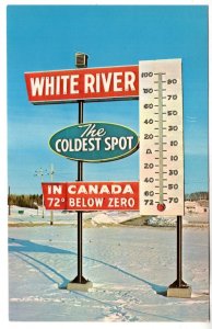 White River, The Coldest Spot, -72 Thermometer