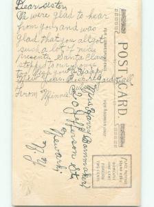 Divided-Back NEW YEAR SCENE Great Postcard W7475