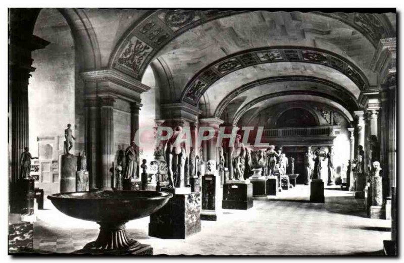 Postcard Modern Musee Du Louvre Saile of the Caryatids