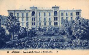 AJACCIO : grand hotel d'ajaceio et continental - etat