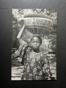 Mint Nigeria Postcard RPPC The Milk Girl Bornu