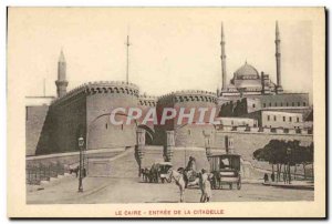 Old Postcard Cairo Entree De La Citadelle