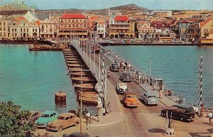 Queen Emma Pontoon Bridge Curacao, Netherlands Antilles 1967 