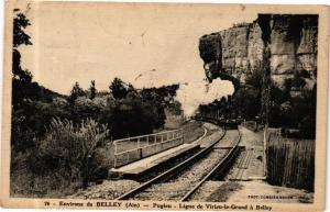 CPA Environs de BELLEY Pugleu Ligne de VIRIEU-le-GRAND a Belley(244317)