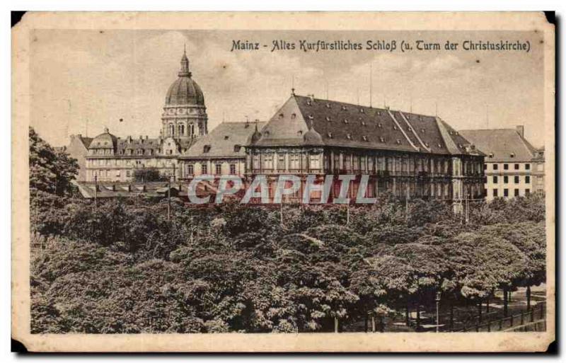 Old Postcard Mainz Altes Kurfurstlliches Schlob