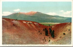 Sunset Mountain Near Flagstaff Arizona AZ UNP Fred Harvey WB Postcard L6