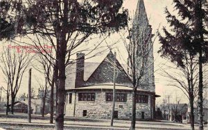 Congregational Church St Johns Michigan 1913 postcard