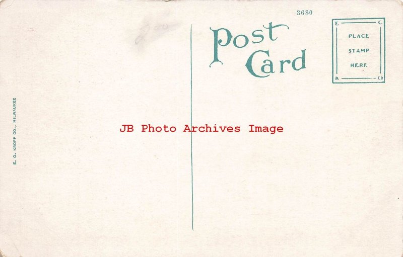 MI, Calumet, Michigan, Fifth Street, Looking North, Business Area