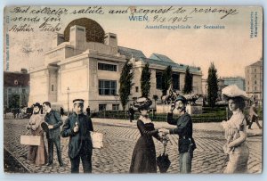 Vienna Austria Postcard Exhibition Building of the Secession c1910 Antique