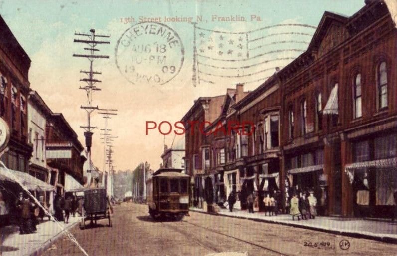 1909 13th STREET LOOKING N., FRANKLIN, PA.