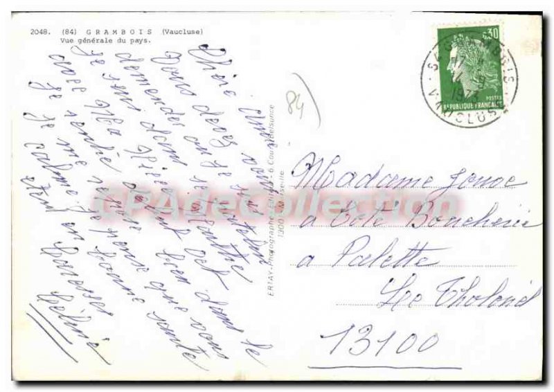 Postcard Modern Grambois Vue Generale Du Pays