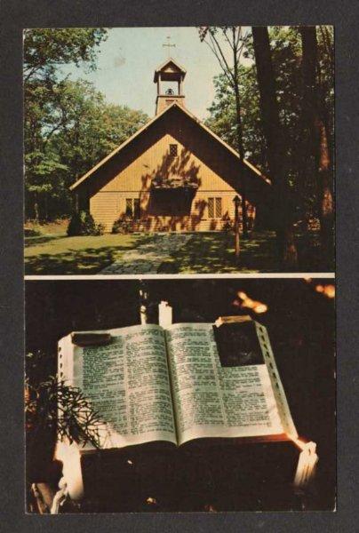 MA Log Cabin Chapel & Bible GROTONWOOD MASSACHUSETTS PC