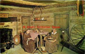 TX, Fort Worth, Texas, Log Cabin Village, Interior View, Strykers No 9422